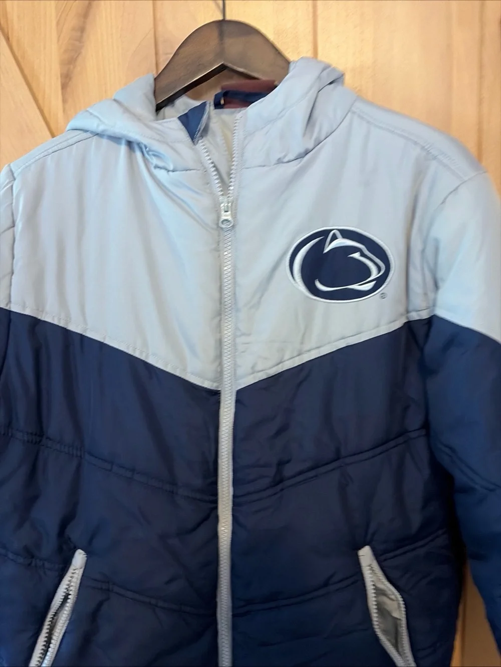 Youth Penn State Nittany lions Puffer Jacket Full Zip Good Large 14/16